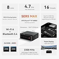 Beelink SER5 MAX Mini PC with AMD Ryzen 7 6800H, 32GB RAM, 500GB SSD — image 3