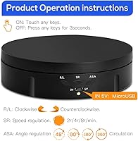 LANPOWAE Motorized Rotating Display Stand — image 5