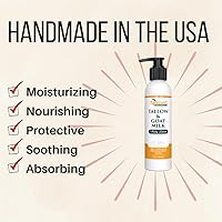 AJOMED Tallow & Goat Milk Body Lotion Lavender Vanilla 8oz — image 2