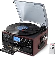 LoopTone TR-19PCD 10-in-1 Bluetooth Turntable — image 1