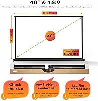 Tecdigbo 40-inch Portable Projection Screen — image 2