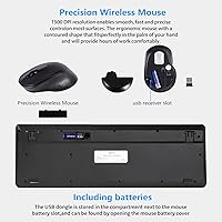 HUO JI Silent Wireless Keyboard and Mouse Combo — image 8