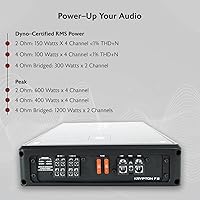 Rockville KRYPTON F2 3200W 4-Channel Car Amplifier — image 4