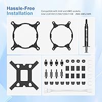 ID-COOLING FX360 PRO White Liquid CPU Cooler — image 7