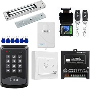 YUHANUS Door Access Control System RFID Keypad with 600LBS Lock Review