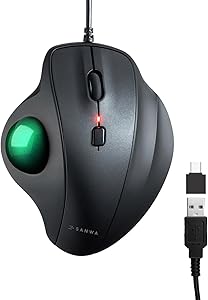 SANWA Wired Ergonomic Trackball Mouse Review