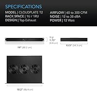 AC Infinity CLOUDPLATE T2 Rack Mount Fan 1U — image 6