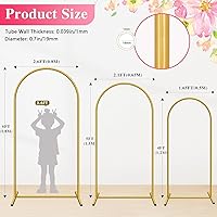 YAYOYA Metal Arch Backdrop Stand Set (4/5/6 ft) — image 2
