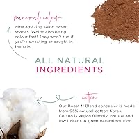 BOOST N BLEND Hair Fibers for Thinning Hair, Warm Cinnamon Brown (25g) — image 3