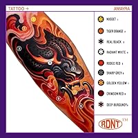 Radiant Tattoo Ink 6 Popular Color Kit 1/2oz — image 3