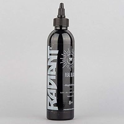 Radiant Colors Real Black Tattoo Outlining Ink 8oz