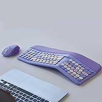 Lomiluskr Wireless Ergonomic Keyboard and Mouse Combo — image 4