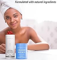 New Miuz Creamy Collagen Bubble Bath Bombs with Oatmeal Milk & Honey, 3pcs — image 4