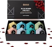 MAKE LIFE EXCLUSIVE Bath Bombs for Men - 8 Large 5oz Bombs, Masculine Scents — image 6