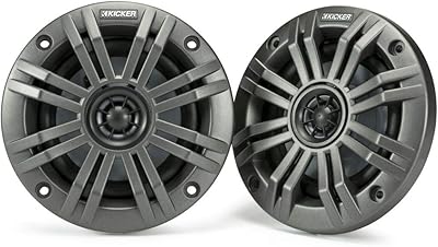 KICKER KM4 4-Inch Marine Coaxial Speakers