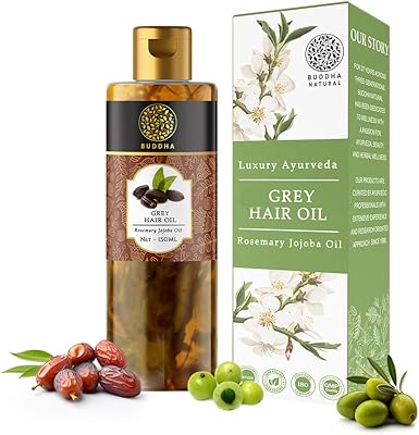 Buddha Natural Hair Oil for Greys & Whites 150mL