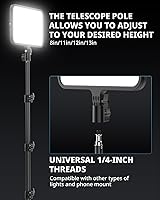 UBeesize LED Video Light Kit 13″ with Tripod and Phone Holders — image 6