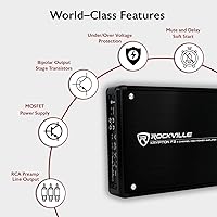 Rockville KRYPTON F2 3200W 4-Channel Car Amplifier — image 3