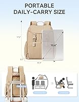 BOSTANTEN Puffer Backpack for Women, 15.6 Inch Laptop Backpack — image 5