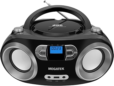 MEGATEK CB-M25BT Portable CD Player Boombox