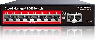STEAMEMO 8-Port PoE+ Switch 120W