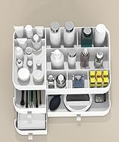 MIUOPUR White Makeup Organizer with 3 Drawers — image 5