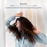 Blue Nectar Anti Dandruff Hair Oil with Neem & Tea Tree, 6.76oz — image 3