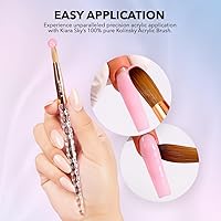 Kiara Sky Acrylic Brush #20 - Clear — image 4