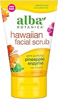 Alba Botanica Hawaiian Facial Scrub, Pineapple Enzyme 4oz — image 1