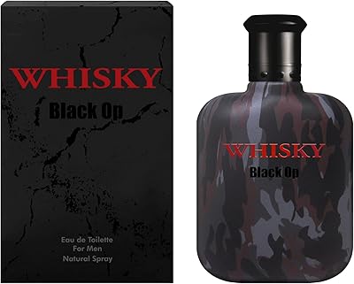 WHISKY BLACK OP Eau de Toilette for Men – 3.4 Fl Oz