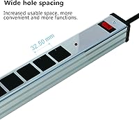 Oviitech 10-Outlets Aluminum Power Strip with 6-ft Extension Cord — image 4