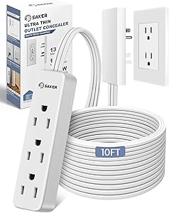 Saker Outlet Concealer Power Strip 10ft Review