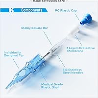 Emalla Eliot Tattoo Cartridge Needles 0803RLL, 20 Pcs — image 4