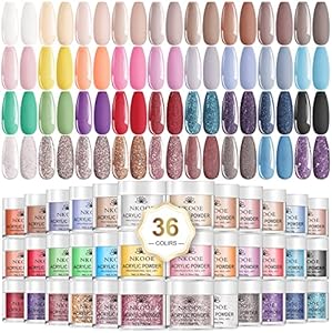 NKOOE 36 Colors Acrylic Nail Powder Set Review