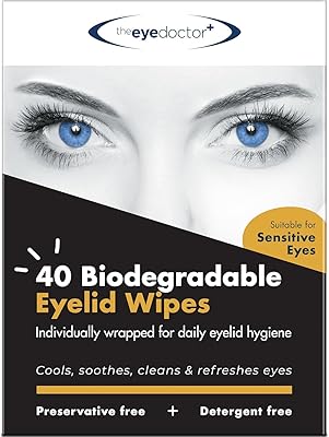 The Eye Doctor Biodegradable Eyelid Wipes - 80 Count