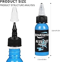 GTARTISTOO Professional Tattoo Ink Set 14 Colors 30ml — image 8