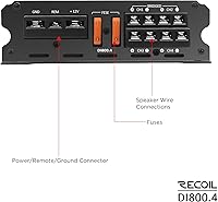 Recoil DI800.4 4-Channel Car Audio Amplifier — image 5