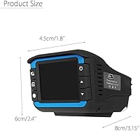 WishRing 875364 Anti Radar Laser Speed Detector 1080P Car DVR Recorder — image 8