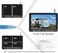 ZEROXCLUB Wireless Backup Camera System with 7-Inch Monitor and 3 Cameras — image 5