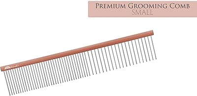 Kenchii Premium Satin Rose Gold Grooming Comb (Small)