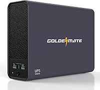 GOLDENMATE 1000VA/600W Lithium UPS Battery Backup — image 1