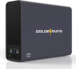 GOLDENMATE 1000VA/600W Lithium UPS Battery Backup Review