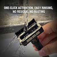 KWAN YEE GOR Full Brass Adjustable Safety Razor with 10 German Solingen Blades — image 7