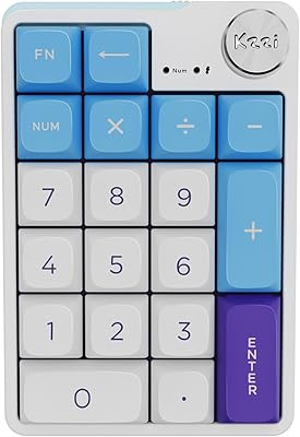 KZZI K20 Mechanical Wireless Numeric Keypad