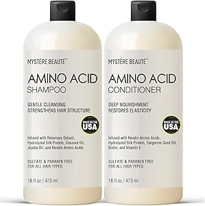 Mystère Beauté Amino Acid Shampoo and Conditioner Set, 16 fl oz each Review