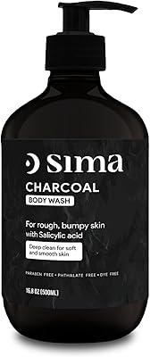 Sima Charcoal Gentle Body Wash 500mL