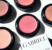 Gabriel Cosmetics Multi Pot Dahlia - Pink/Gold Shimmer 3-in-1 — image 4