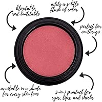 Gabriel Cosmetics Multi Pot Dahlia - Pink/Gold Shimmer 3-in-1 — image 3