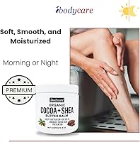 ibodycare Organic Raw Shea Butter Cocoa Butter Body Balm, 8 oz — image 8