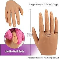 KnowU Silicone Practice Hand for Nail Art — image 2